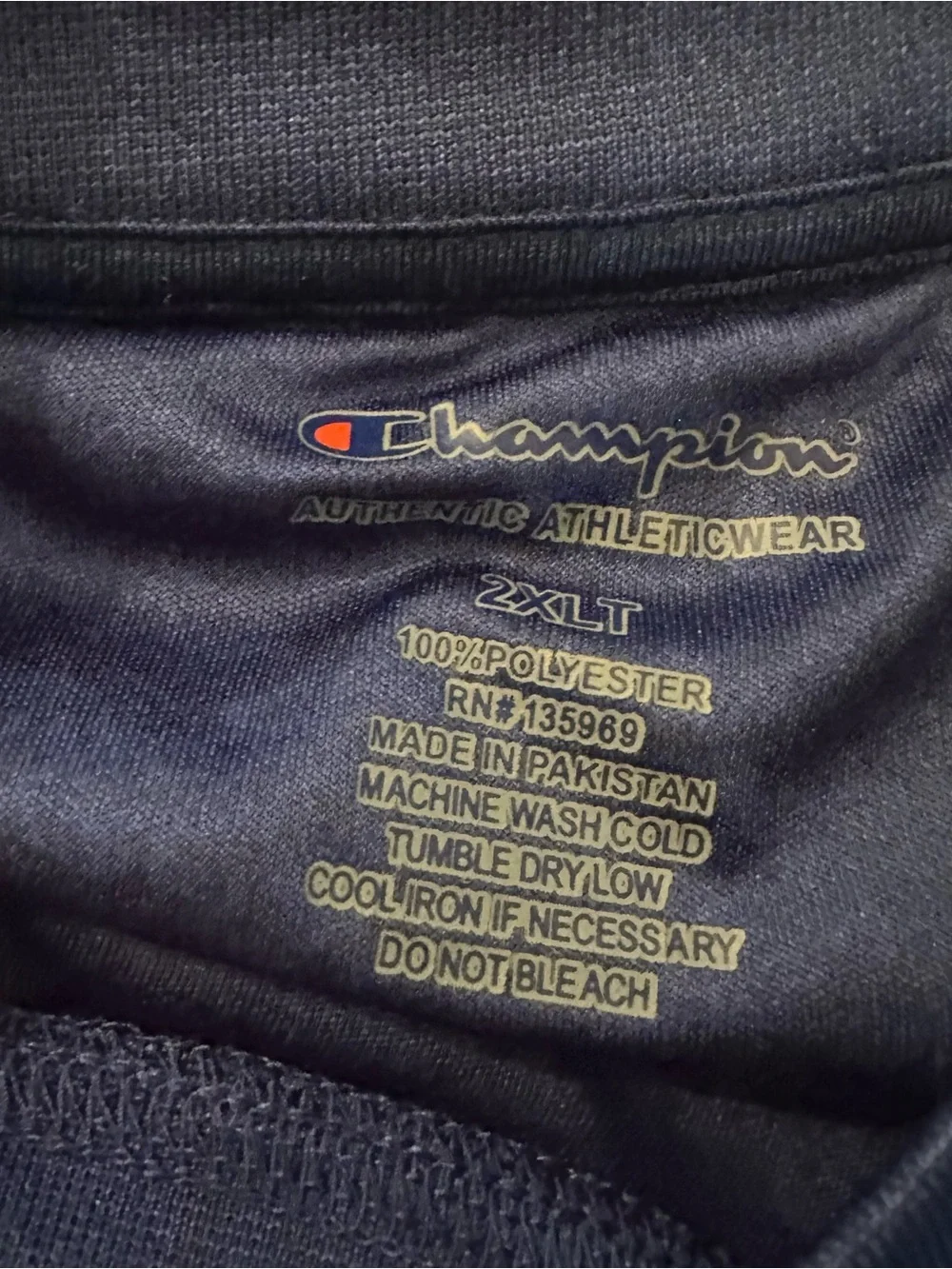 Champion Short Sleeve Athletic Tee in Royal Blue - Picture 2 of 2